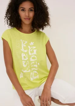 Camiseta larga de algodón orgánico puro