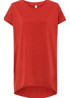 Camiseta larga de algodón puro