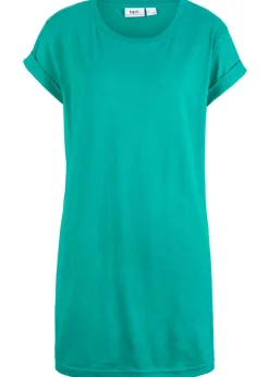 Camiseta larga de algodón puro