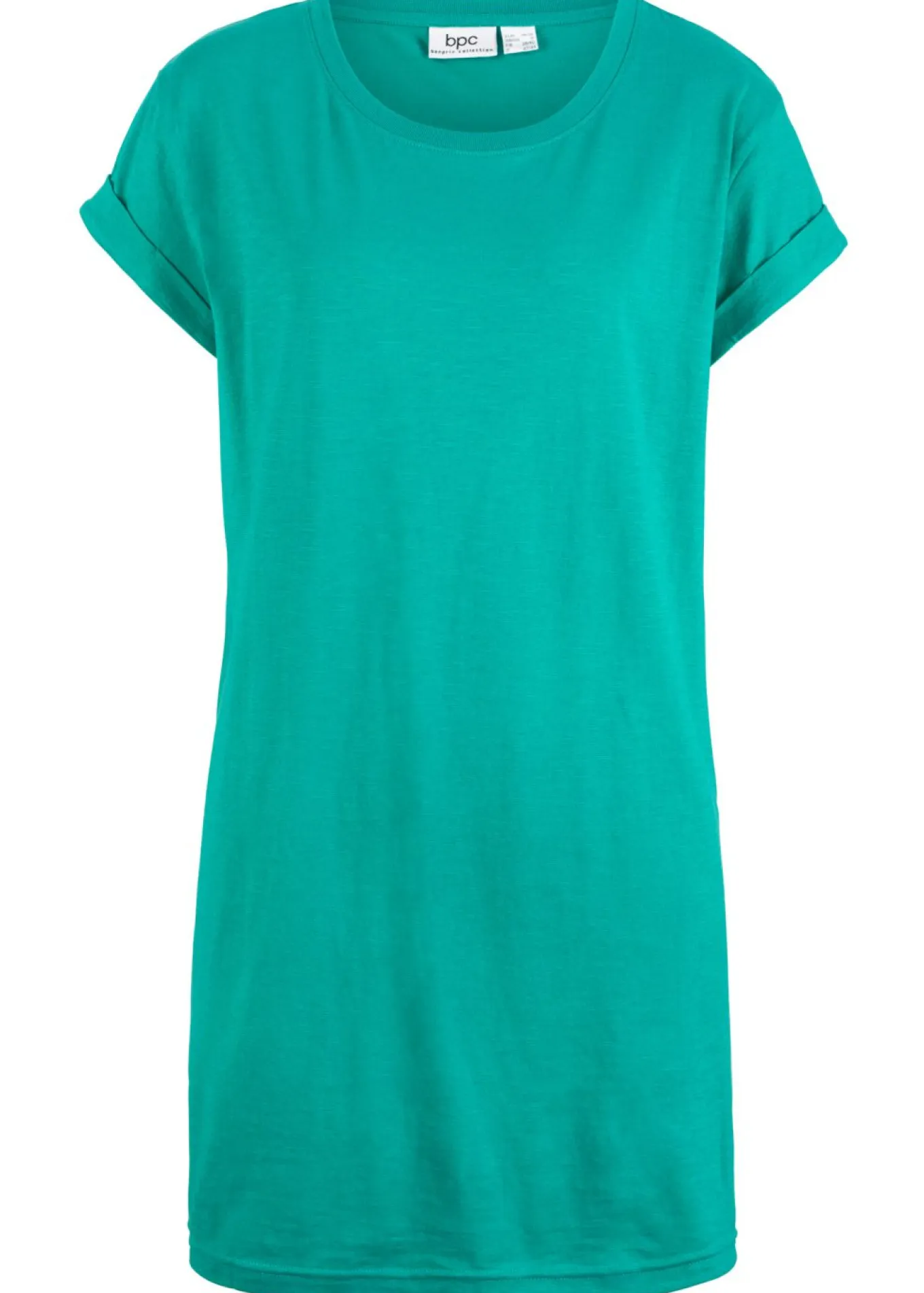 Camiseta larga de algodón puro