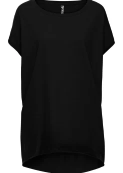 Camiseta larga de algodón puro