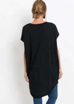 Camiseta larga de algodón puro
