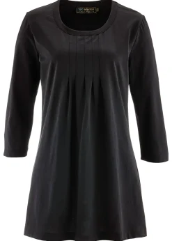 Camiseta larga de algodón puro