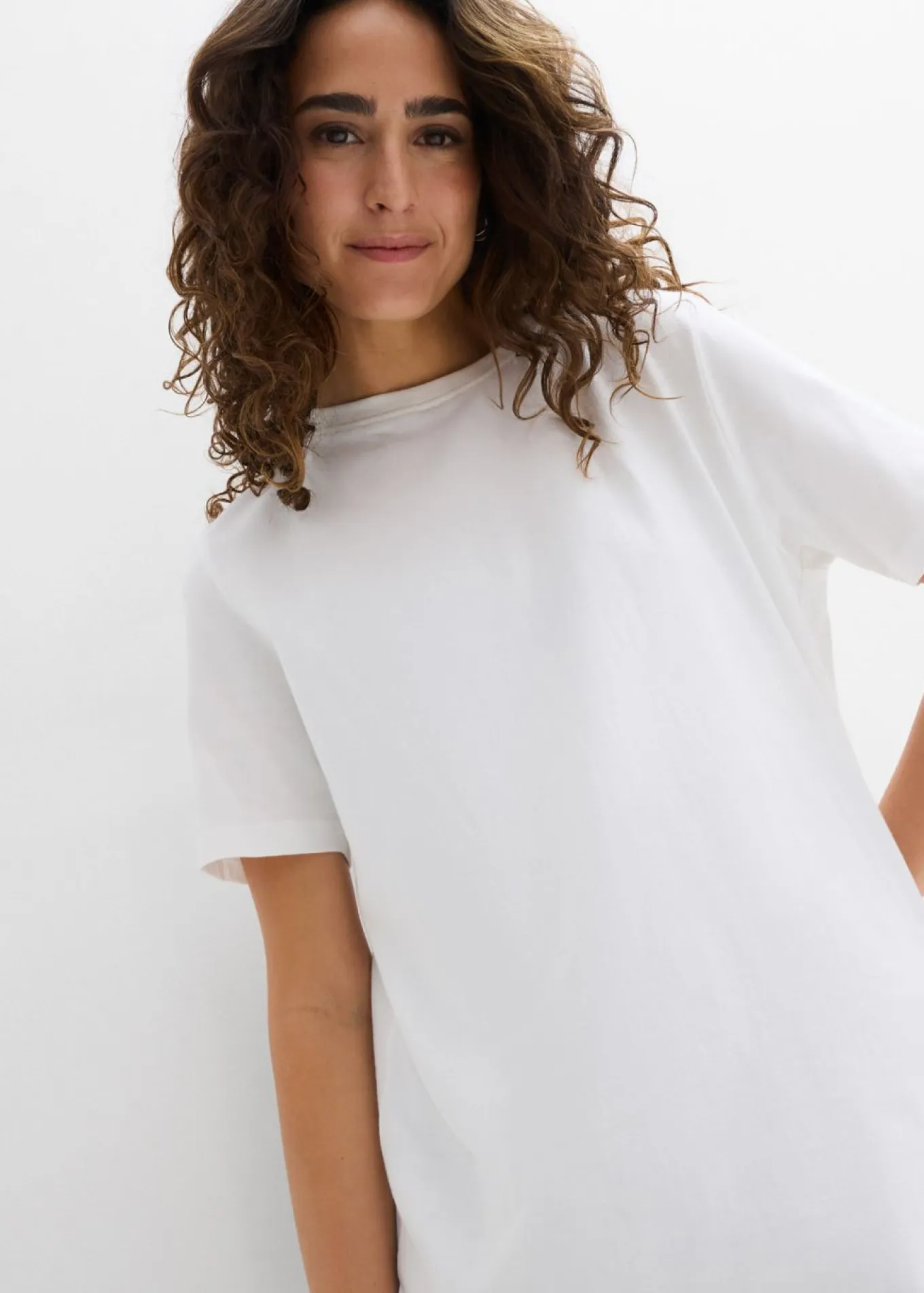 Camiseta larga de algodón orgánico puro (2 unidades)