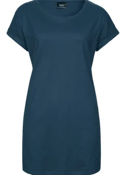 Camiseta larga de algodón puro
