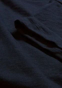 Camiseta larga de algodón puro