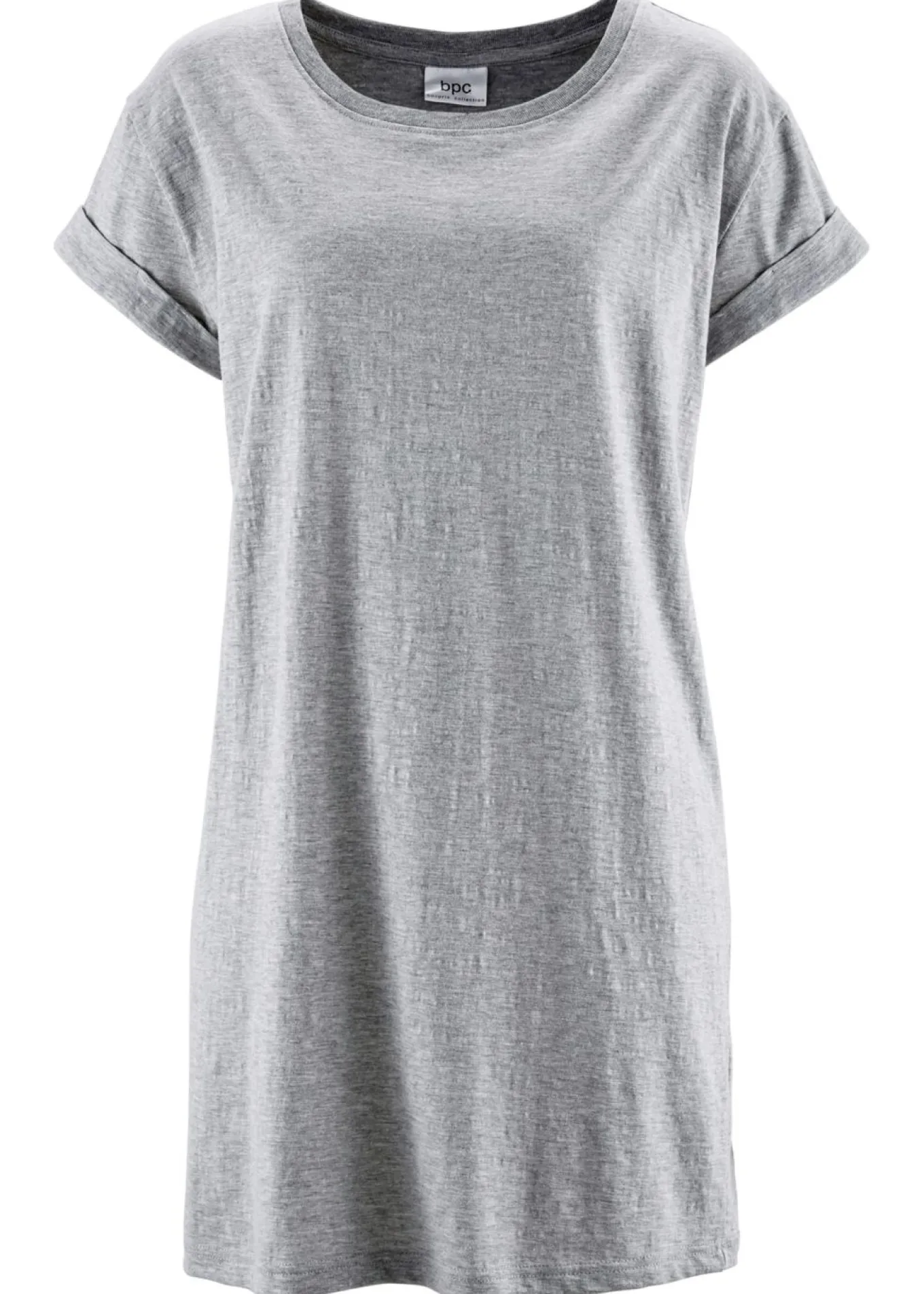 Camiseta larga de algodón puro