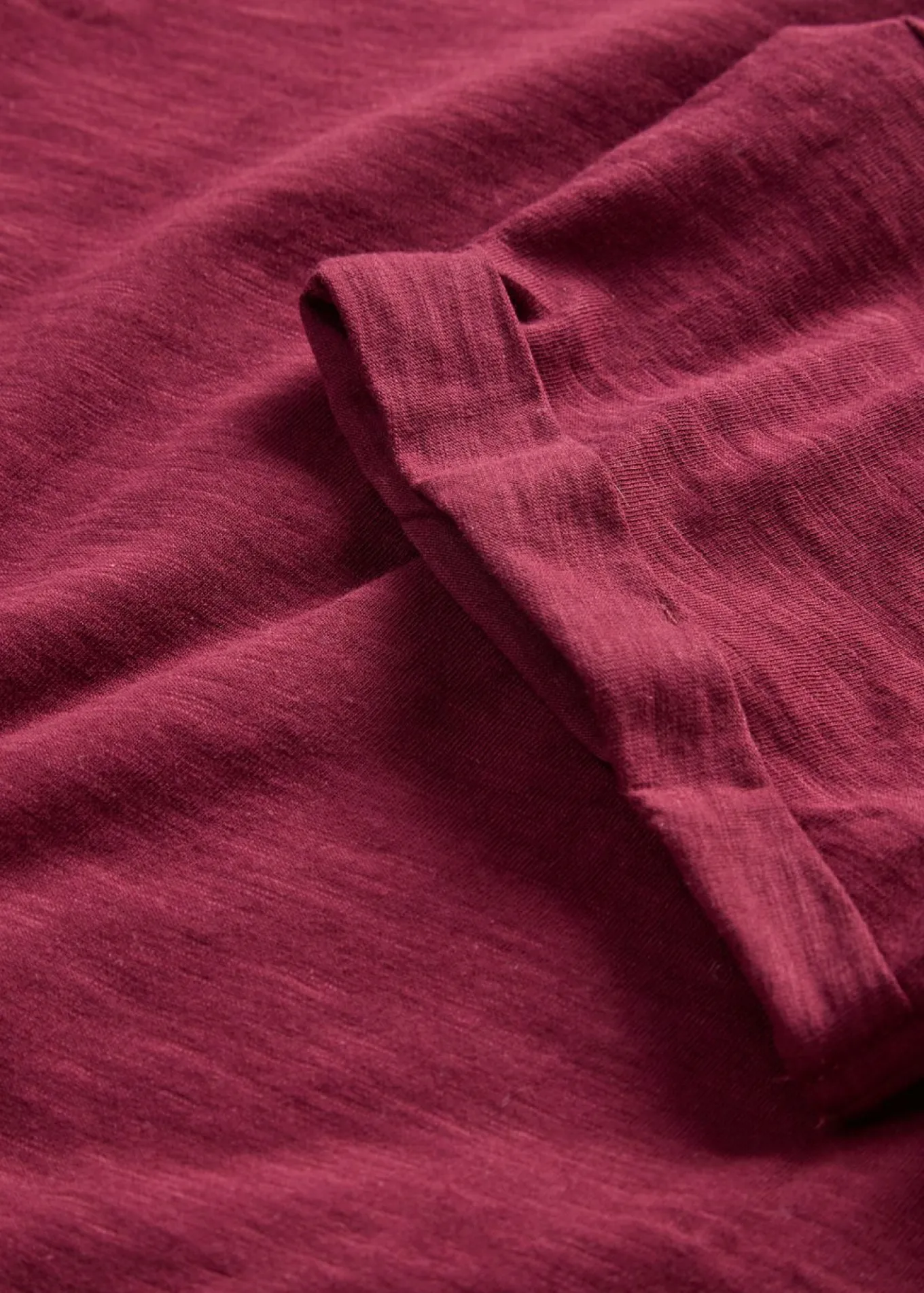 Camiseta larga de algodón puro