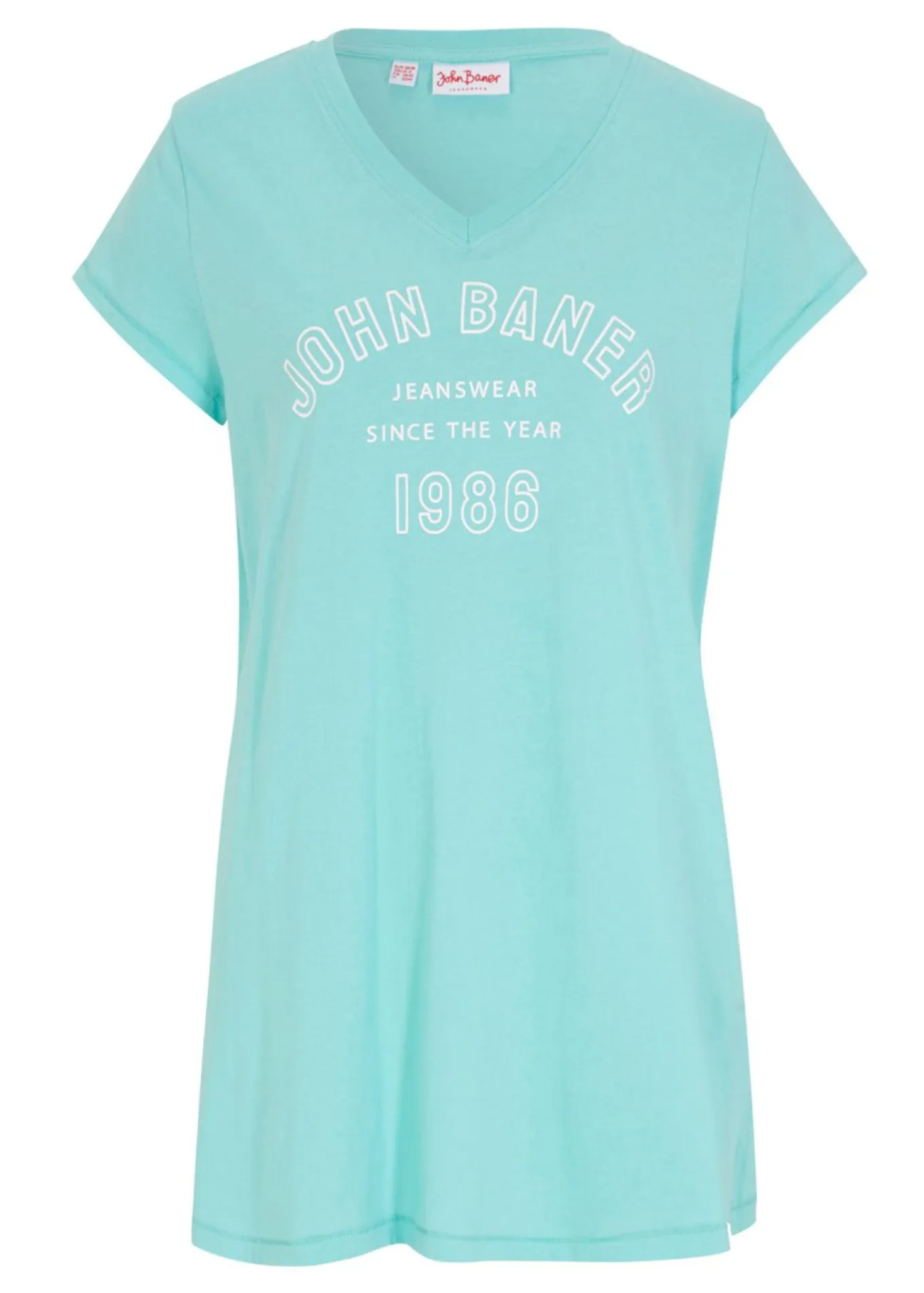 Camiseta larga de algodón orgánico puro