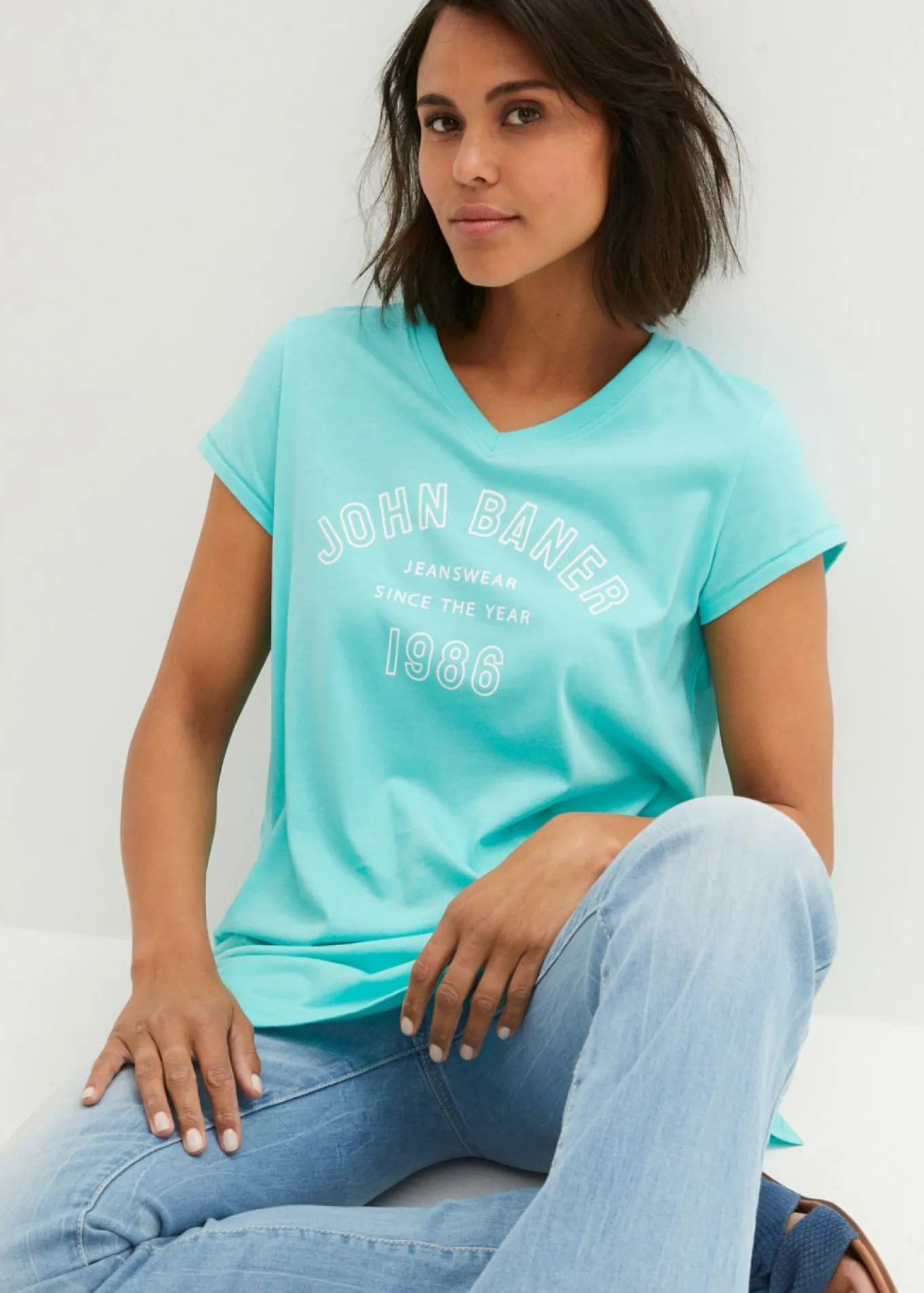 Camiseta larga de algodón orgánico puro