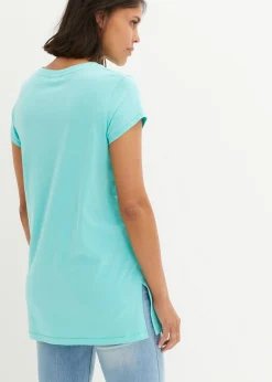 Camiseta larga de algodón orgánico puro