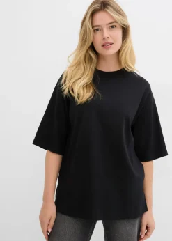 Camiseta larga de interlock
