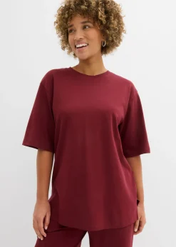 Camiseta larga de interlock