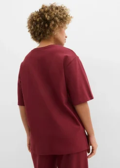 Camiseta larga de interlock