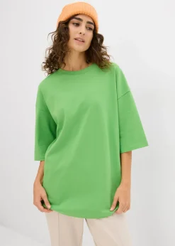 Camiseta larga de interlock