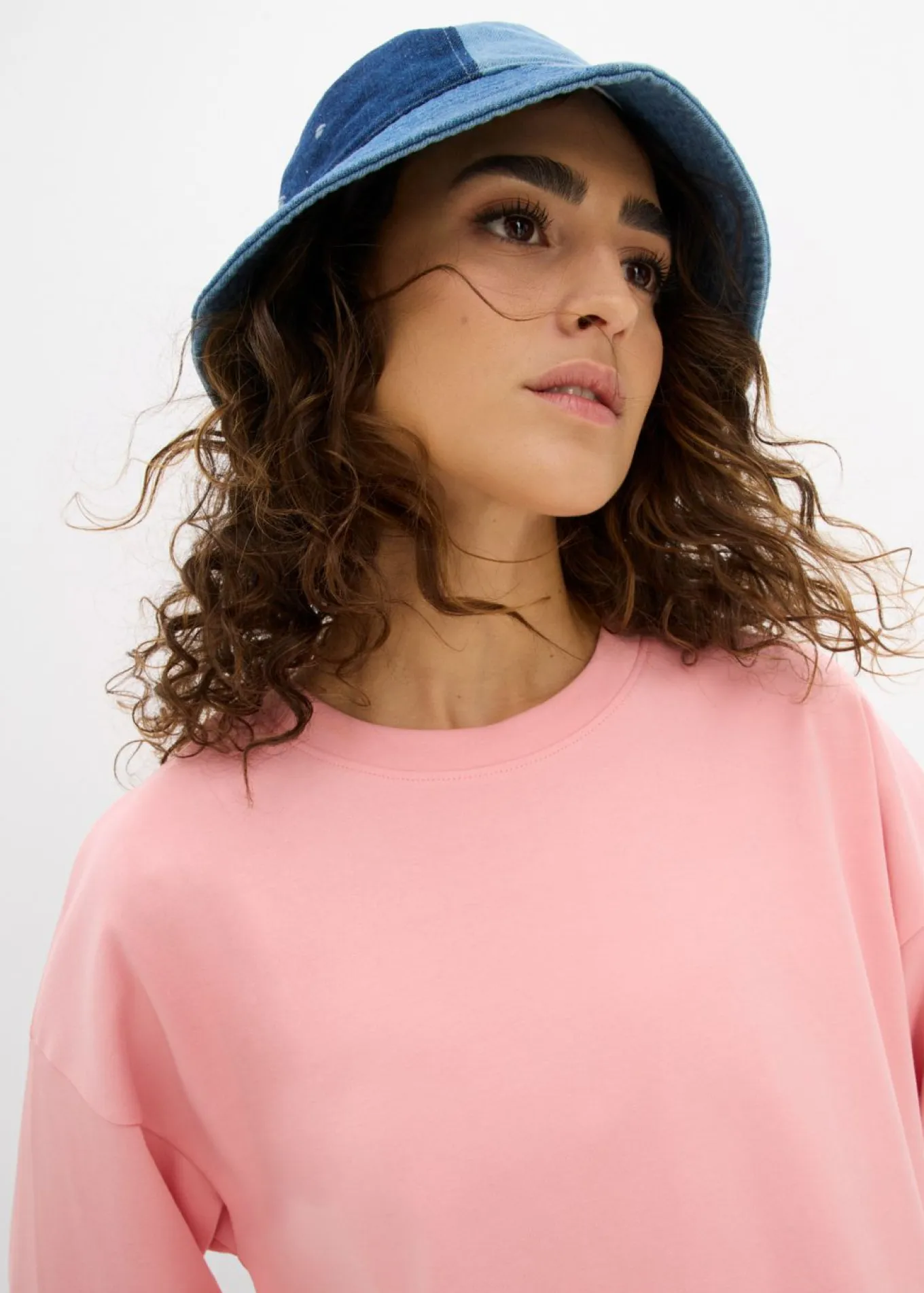 Camiseta larga de interlock