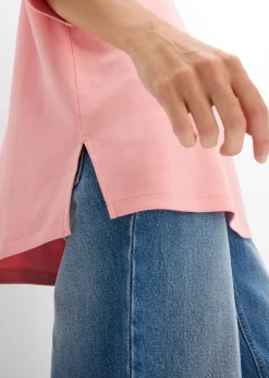 Camiseta larga de interlock