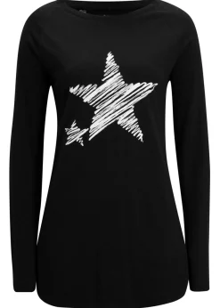 Camiseta larga de manga larga