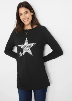 Camiseta larga de manga larga