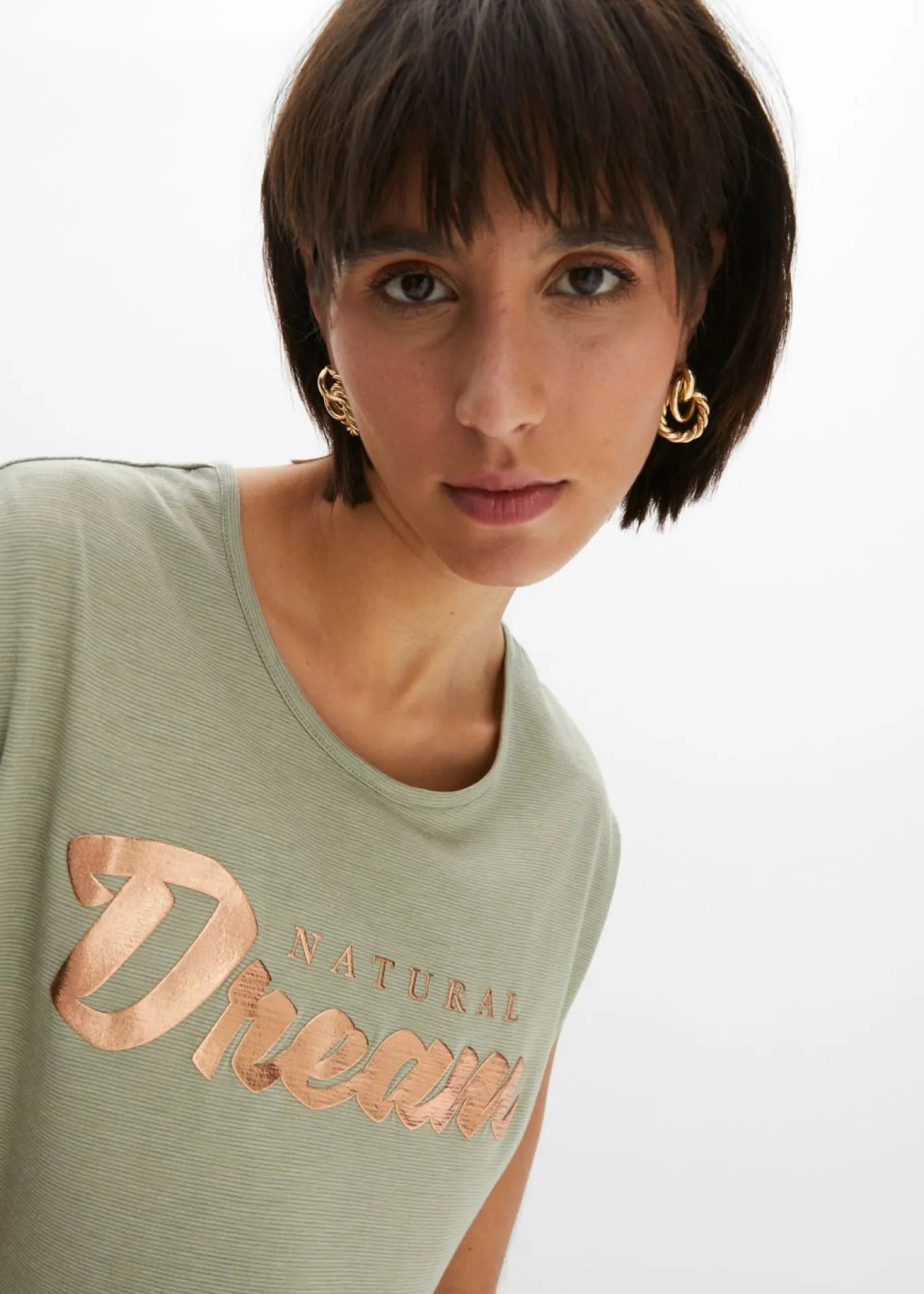 Camiseta larga de mezcla de viscosa