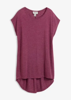 Camiseta larga de mezcla de viscosa