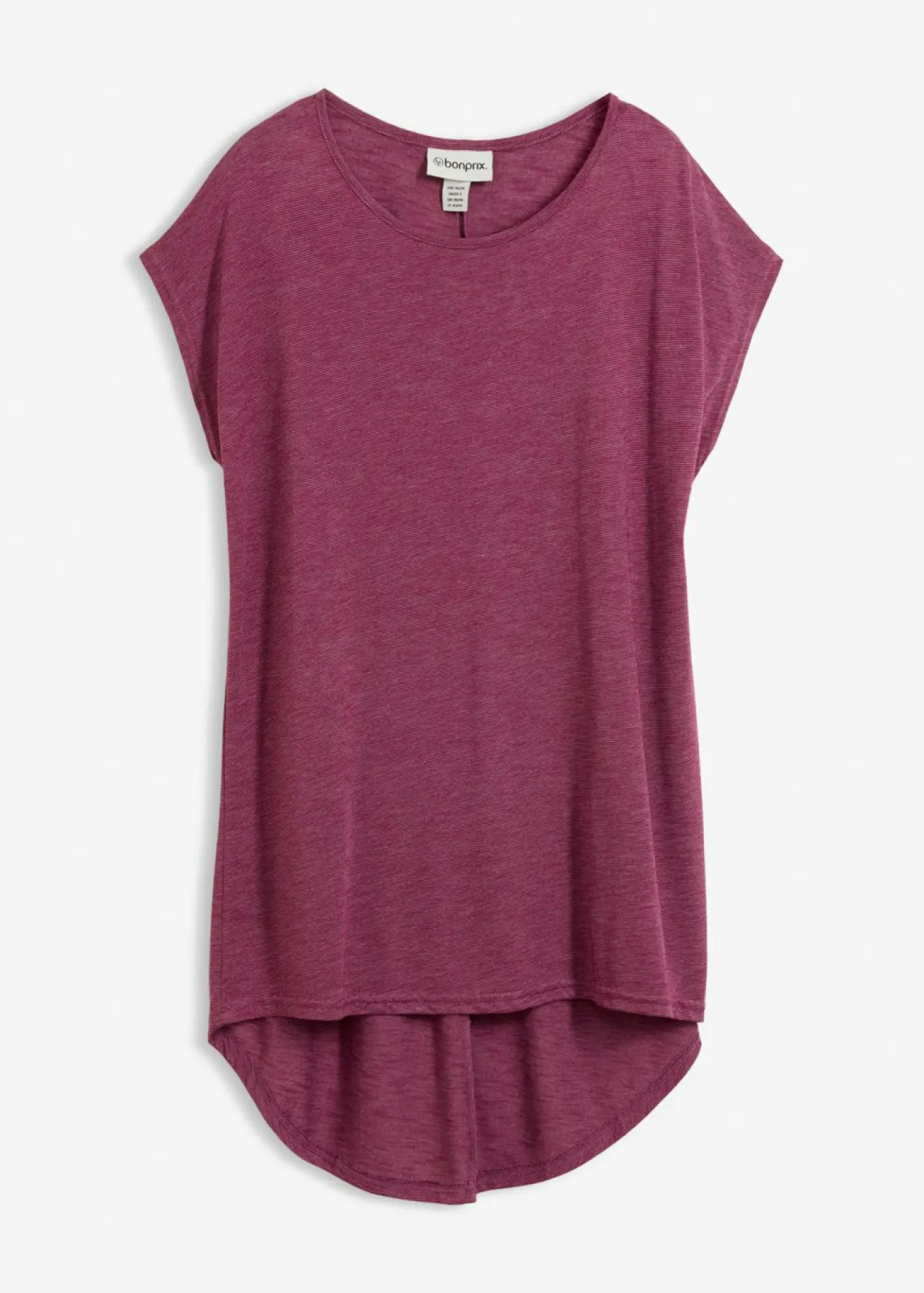 Camiseta larga de mezcla de viscosa
