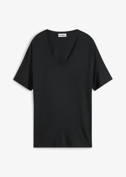 Camiseta larga de mezcla de viscosa sostenible