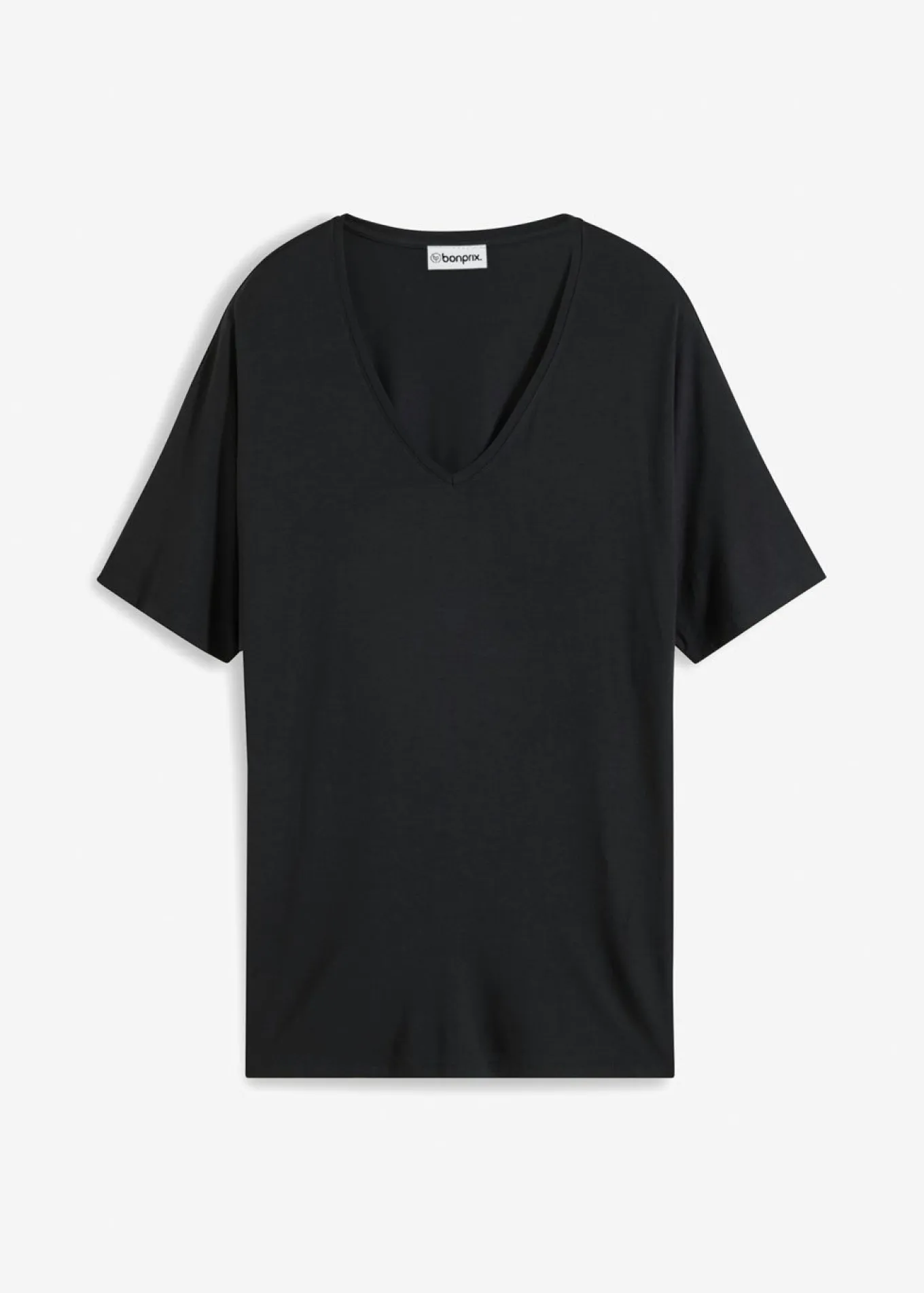 Camiseta larga de mezcla de viscosa sostenible