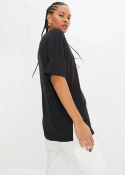 Camiseta larga de mezcla de viscosa sostenible