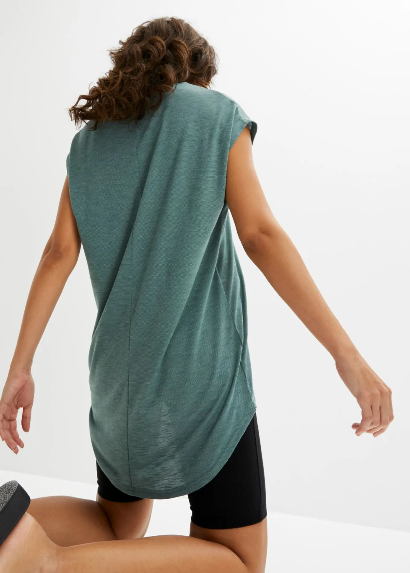 Camiseta larga de mezcla de viscosa