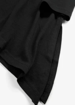 Camiseta larga de mezcla de viscosa y algodón