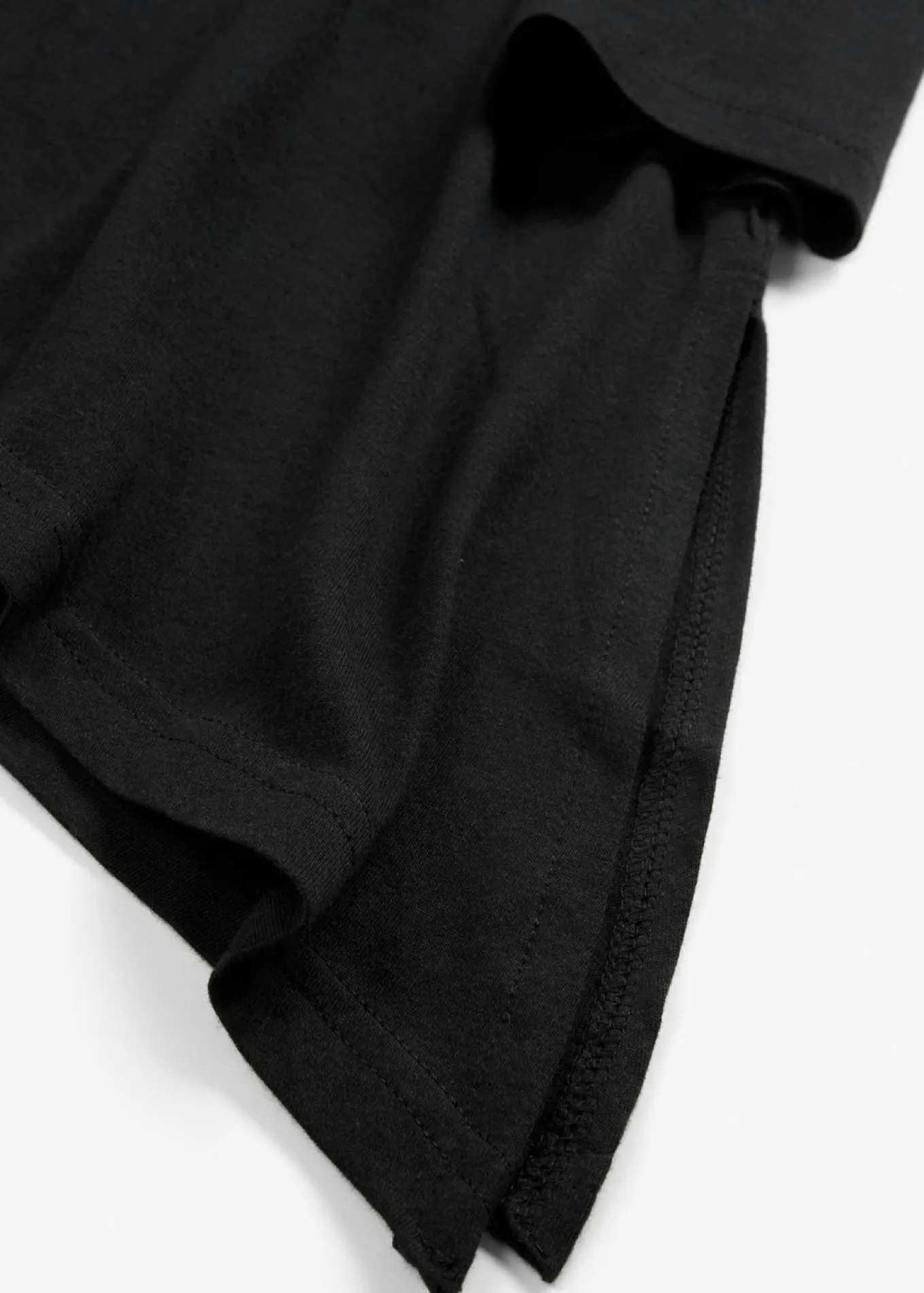 Camiseta larga de mezcla de viscosa y algodón