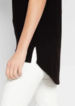 Camiseta larga de mezcla de viscosa
