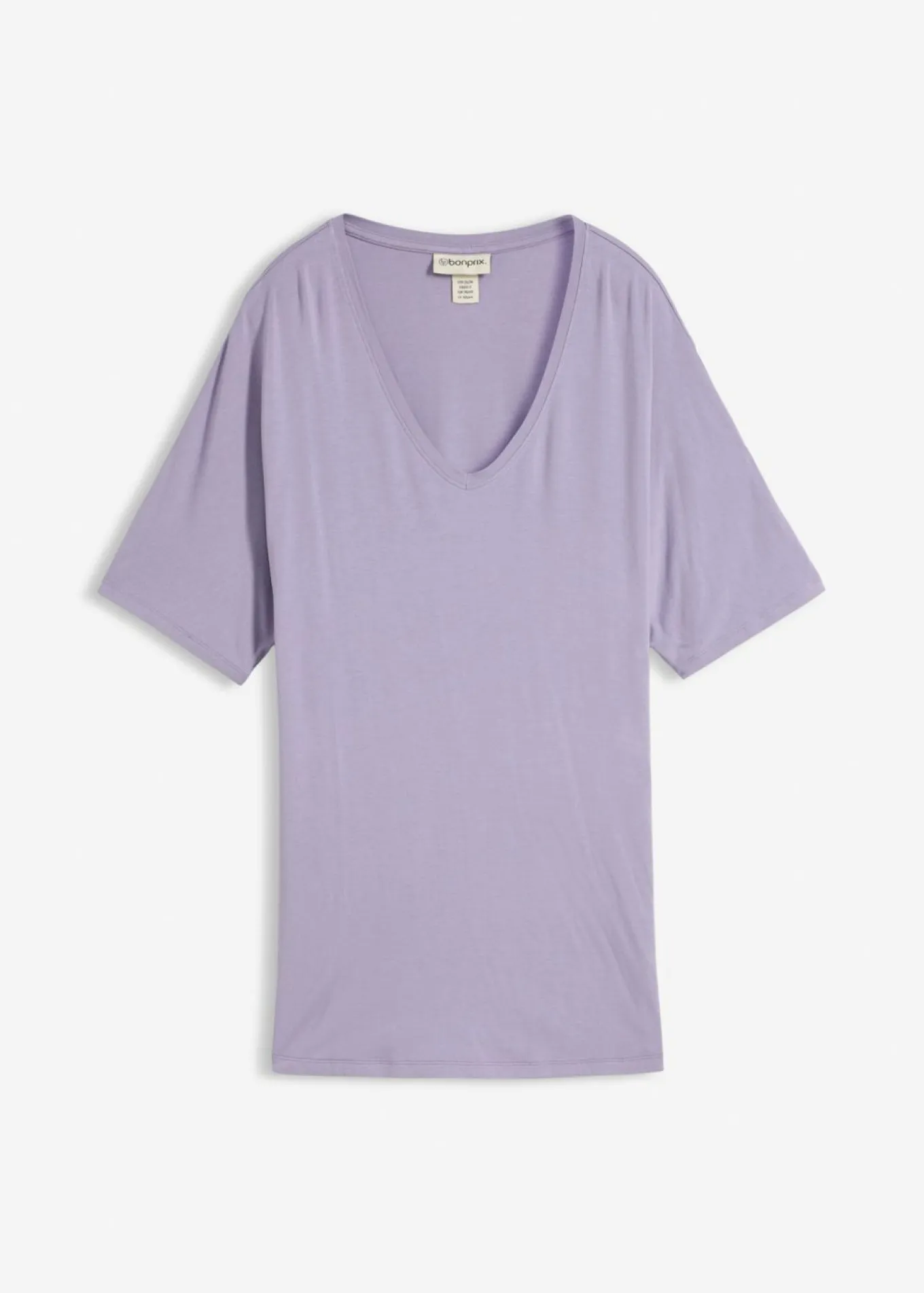 Camiseta larga de mezcla de viscosa sostenible