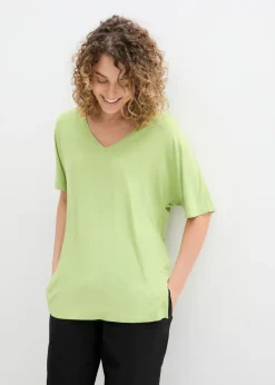 Camiseta larga de mezcla de viscosa sostenible