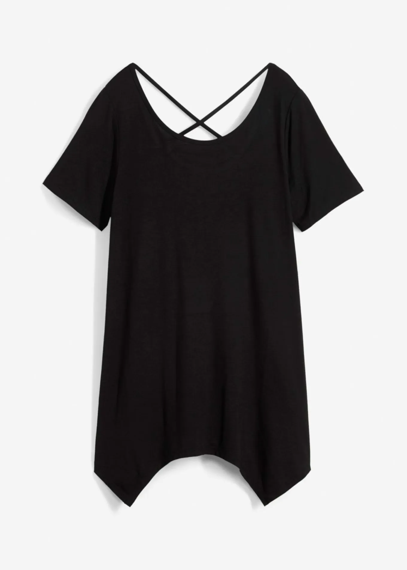 Camiseta larga de pico