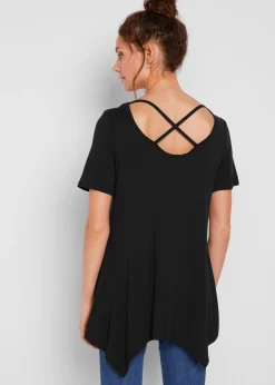 Camiseta larga de pico