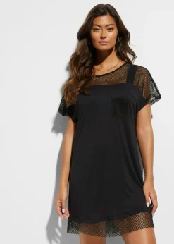 Camiseta larga de playa de viscosa