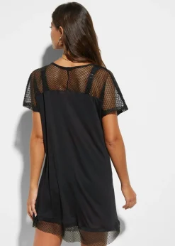 Camiseta larga de playa de viscosa