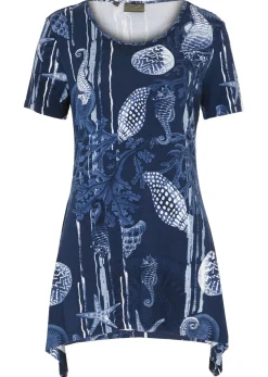 Camiseta larga de suave mezcla de viscosa