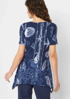 Camiseta larga de suave mezcla de viscosa