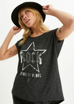 Camiseta larga de suave mezcla de viscosa