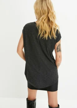 Camiseta larga de suave mezcla de viscosa