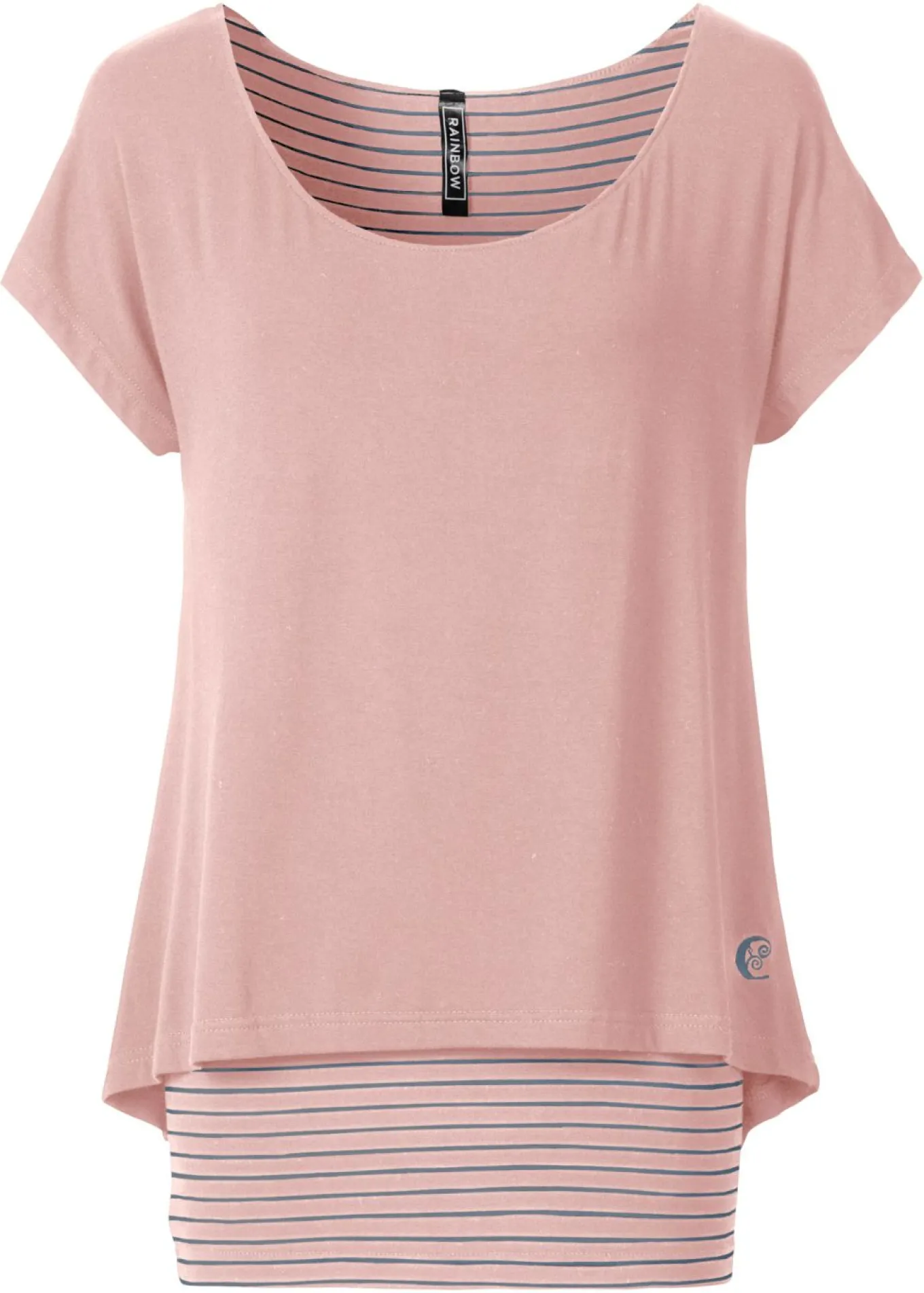 Camiseta larga de suave mezcla de viscosa
