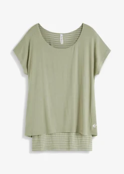 Camiseta larga de suave mezcla de viscosa