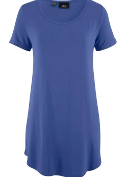 Camiseta larga de viscosa suave