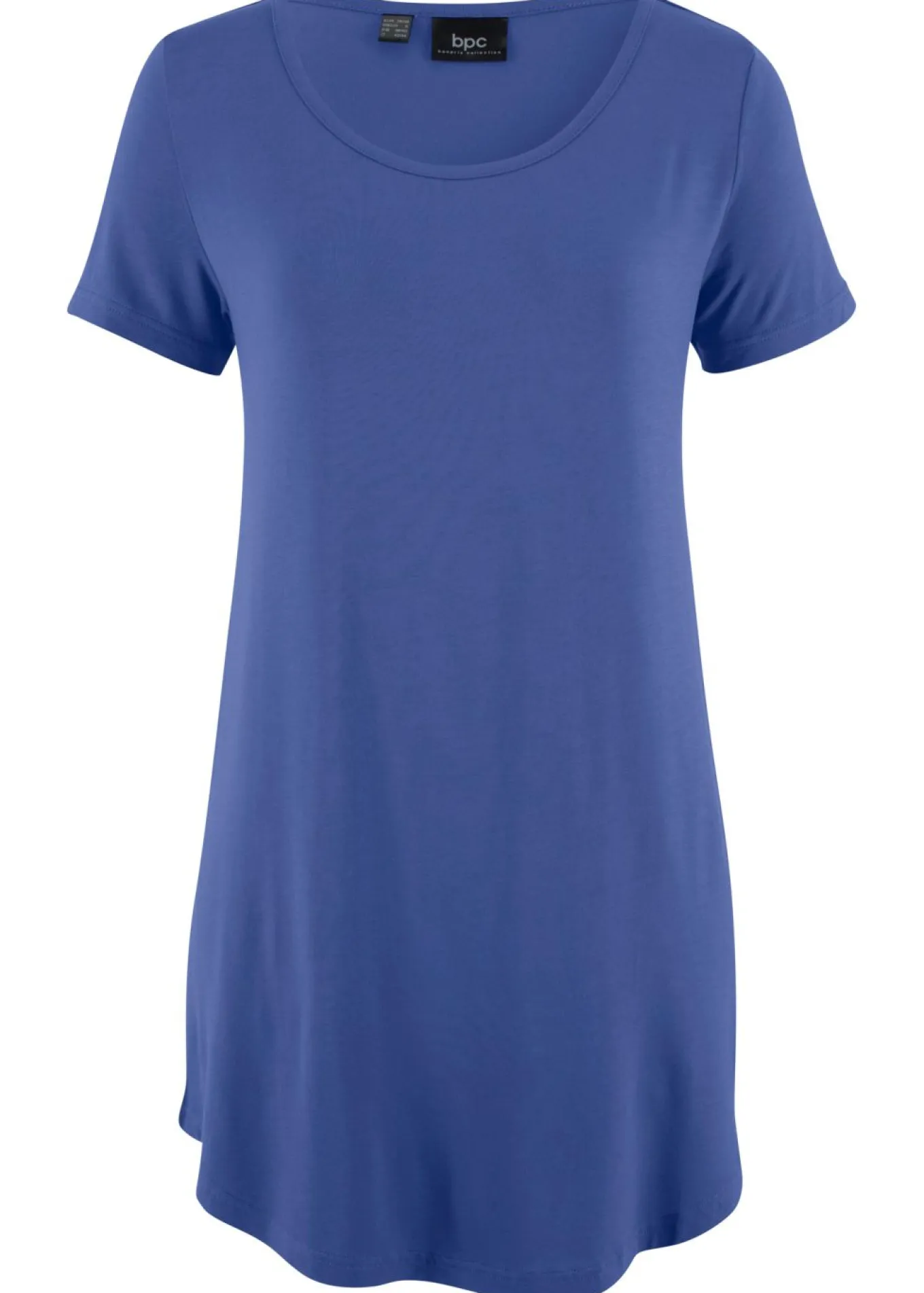 Camiseta larga de viscosa suave