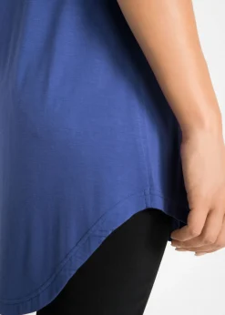 Camiseta larga de viscosa suave