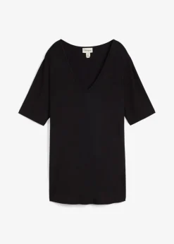 Camiseta larga de viscosa suave