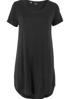 Camiseta larga de viscosa suave